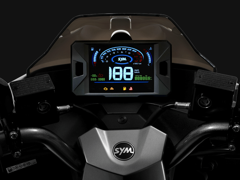 5-inch color LCD instrument